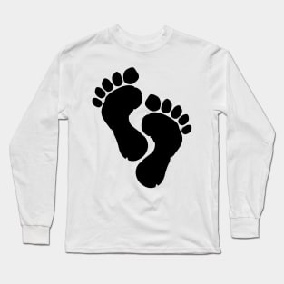 Foot Prints Long Sleeve T-Shirt